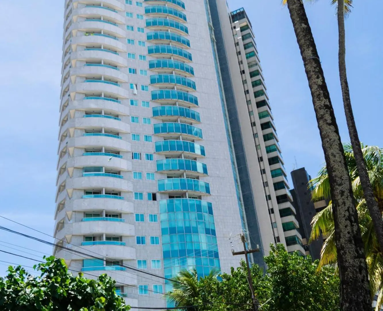202 Flat Beira Mar Av Boa Viagem - Vista Para O Mar ريسيفي البرازيل