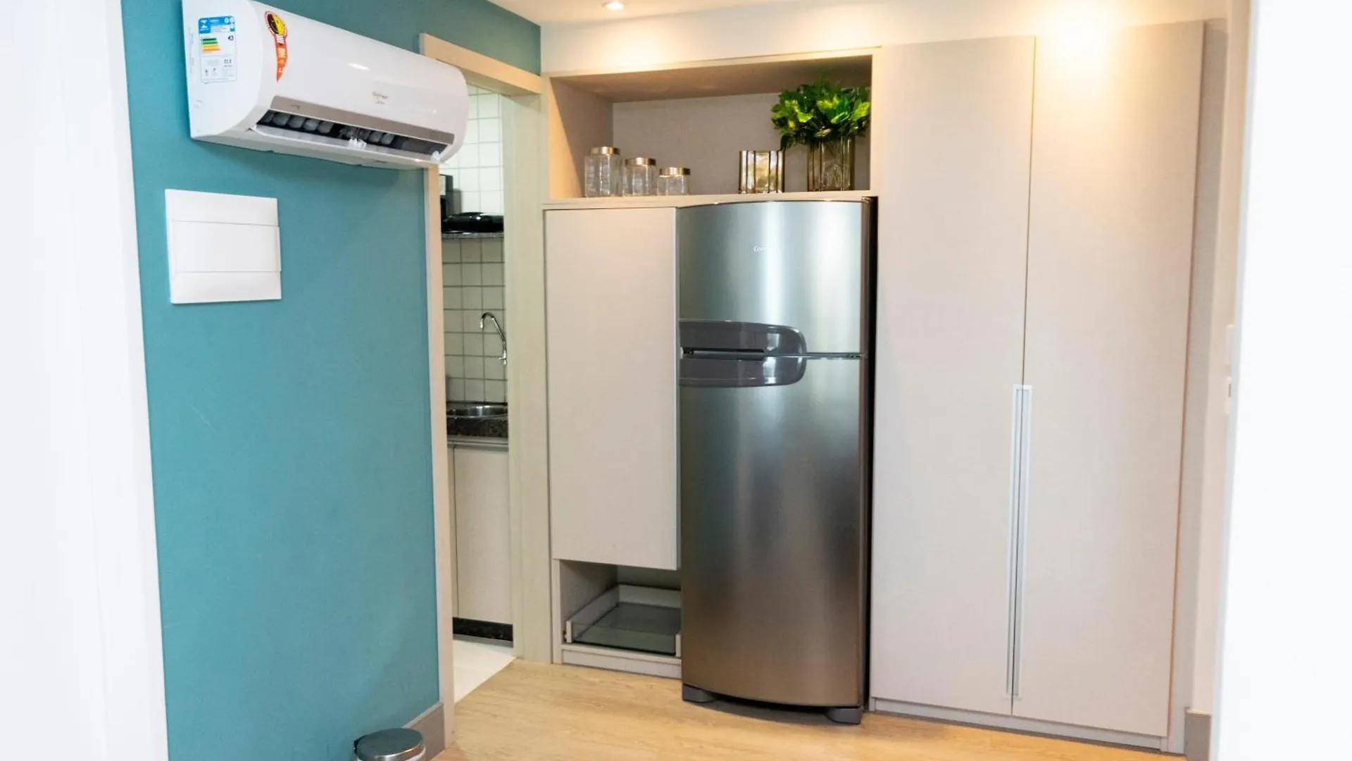 202 Flat Beira Mar Av Boa Viagem - Vista Para O Mar ريسيفي البرازيل