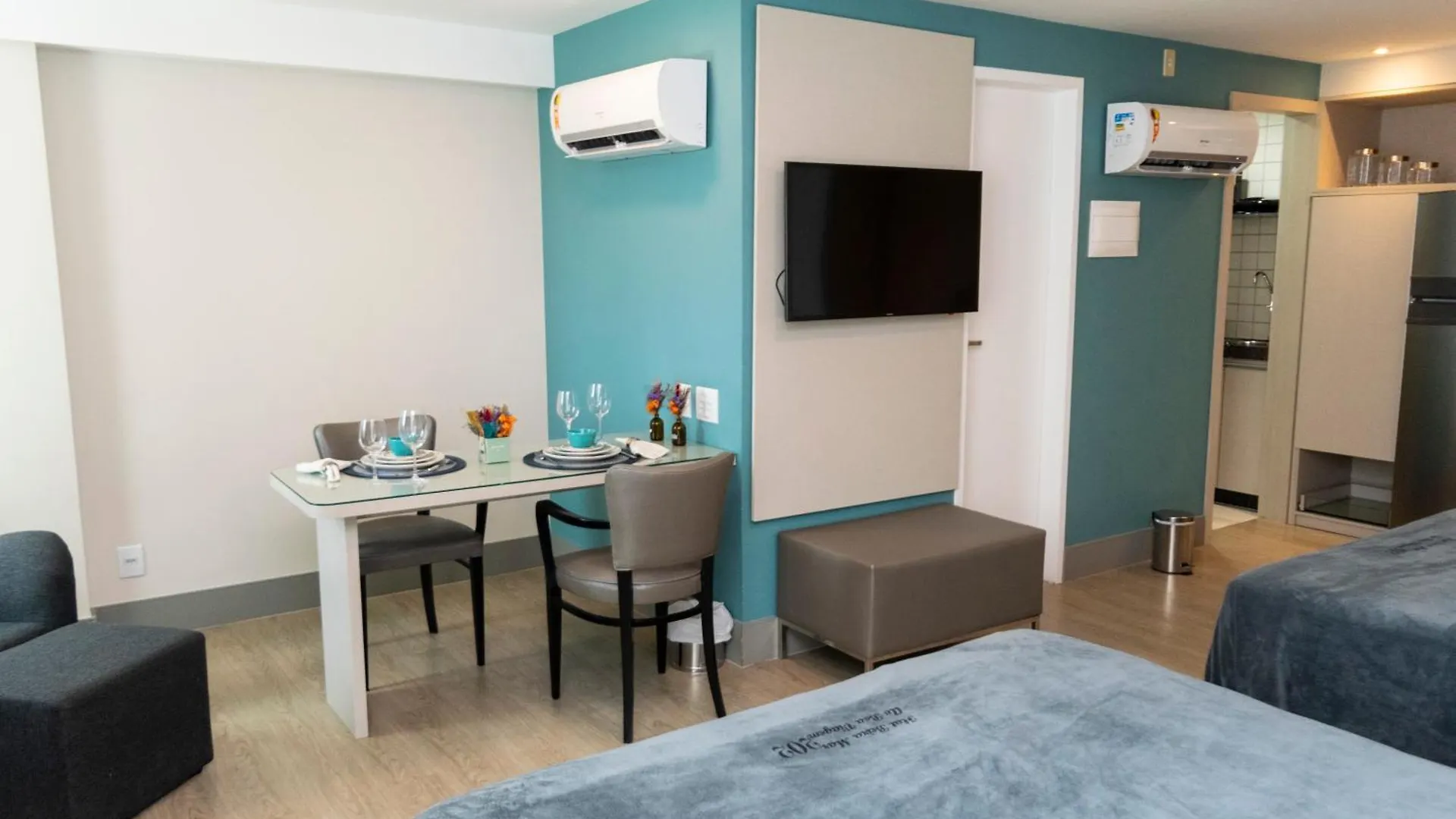 202 Flat Beira Mar Av Boa Viagem - Vista Para O Mar ريسيفي 0*,